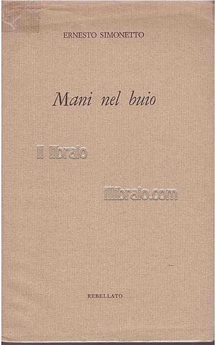 Mani nel buio - copertina