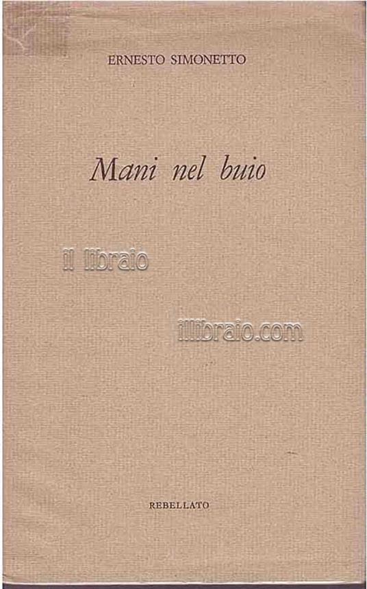 Mani nel buio - copertina