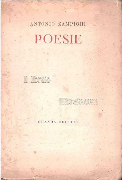 Poesie - copertina