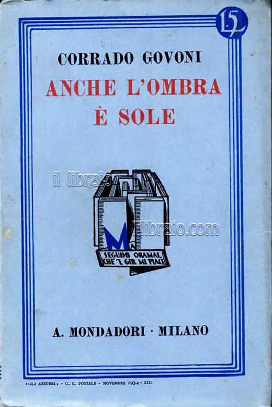 Anche l'ombra è sole. O giovinezza, fermati: sei bella! - copertina