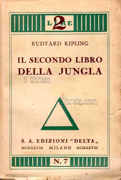 Il secondo libro della Jungla - copertina