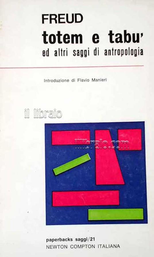 Totem e tabù ed altri saggi di antropologia - copertina