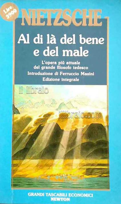 Al di là del bene e del male. Preludio di una filosofia dell'avvenire - copertina