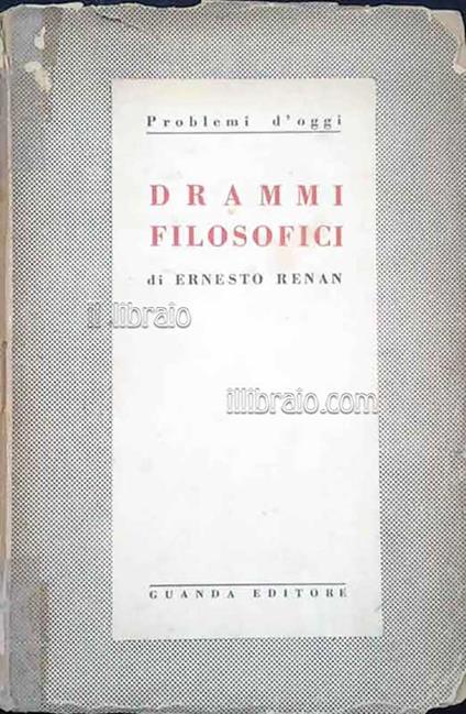 Drammi filosofici - copertina