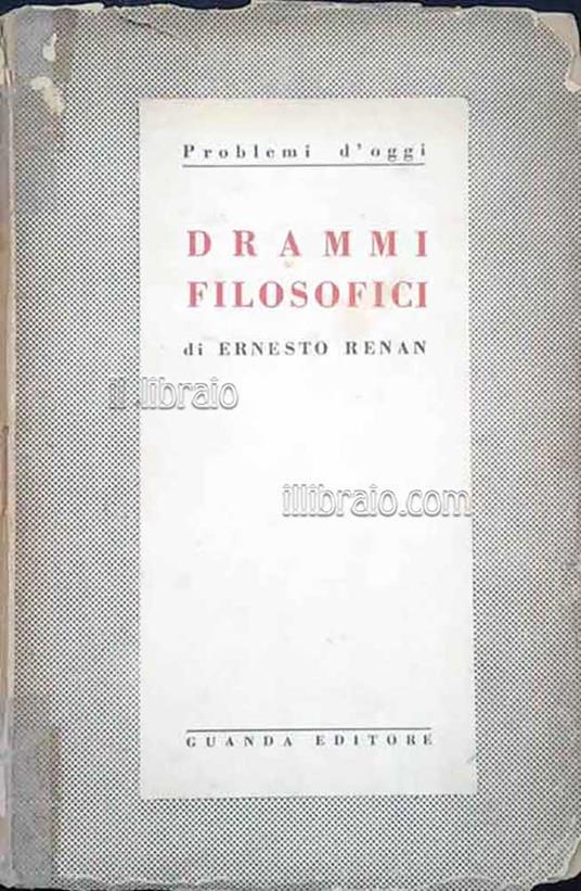 Drammi filosofici - copertina