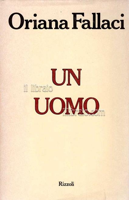 Un uomo - copertina