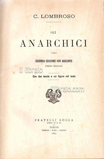 Gli anarchici - copertina