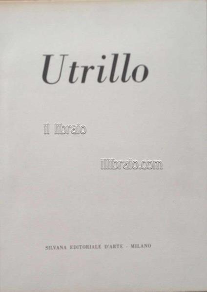 Utrillo - copertina