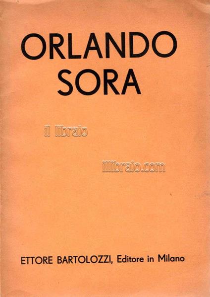 Orlando Sora - copertina