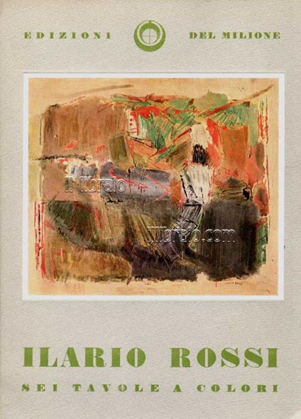 Ilario Rossi. Sei tavole a colori - copertina