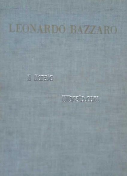 Leonardo Bazzaro - G. Nicodemi - copertina