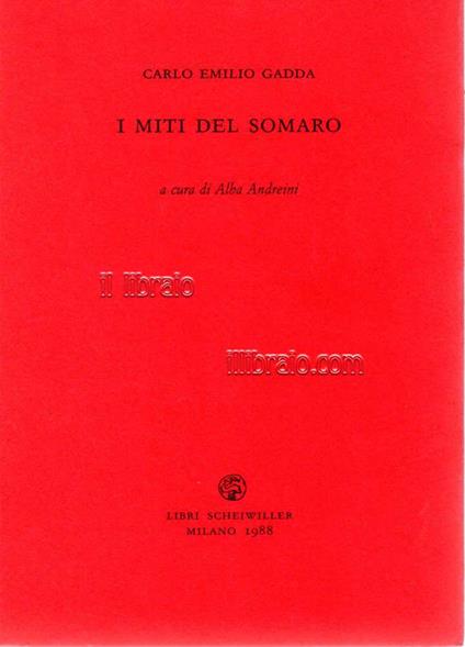 I miti del somaro - copertina