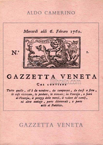 Gazzetta veneta (1964) - copertina