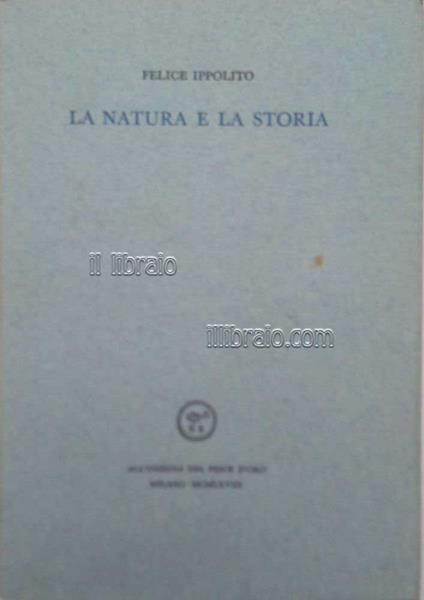 La natura e la storia - copertina