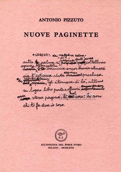 Nuove paginette - copertina