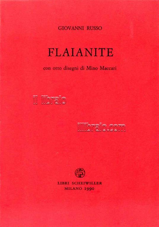 Flaianite - copertina
