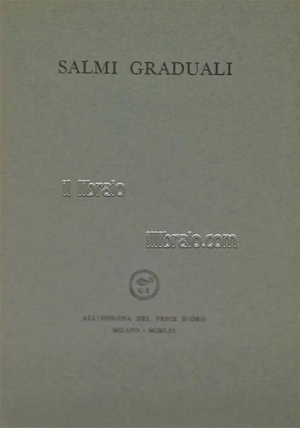 Salmi graduali - copertina