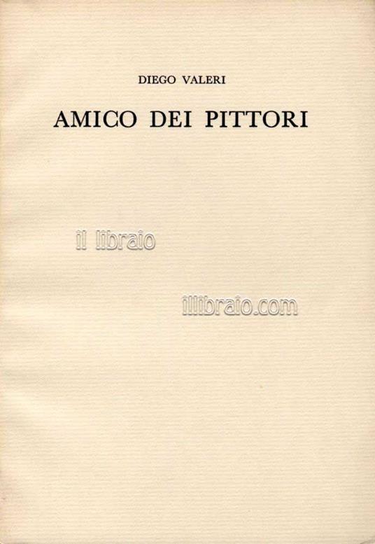 Amico dei pittori - copertina