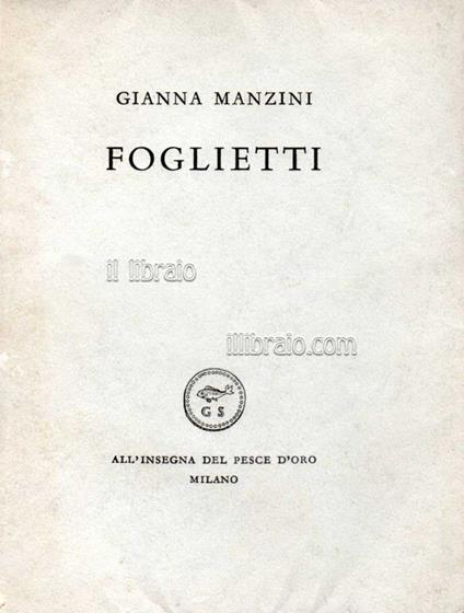 Foglietti - copertina