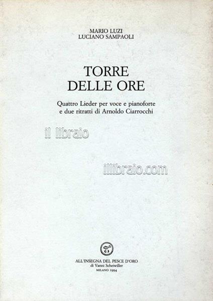 Torre delle ore - copertina