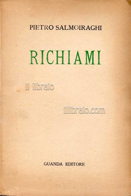 Richiami - copertina