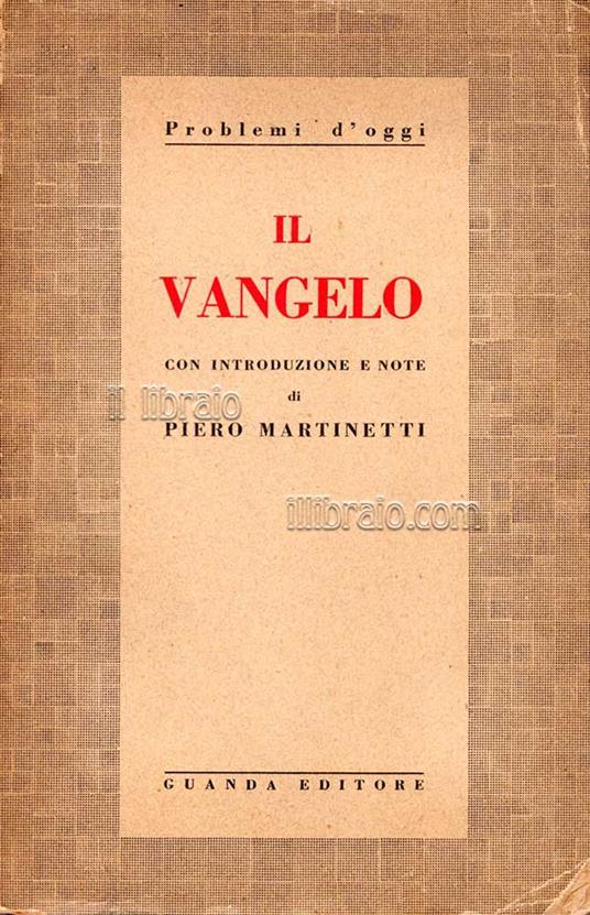 Il Vangelo - copertina