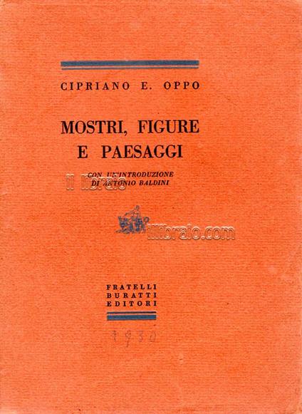 Mostri, figure e paesaggi - copertina
