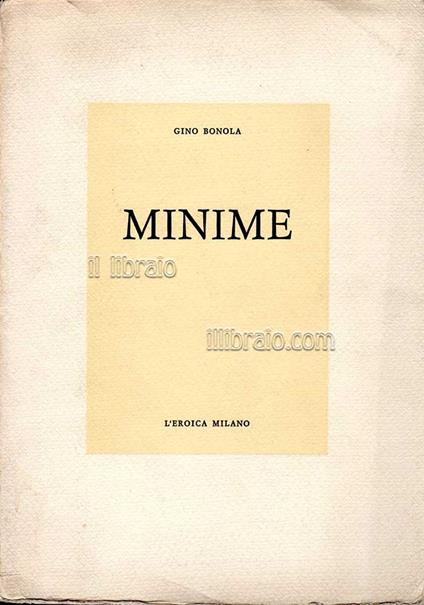 Minime - copertina