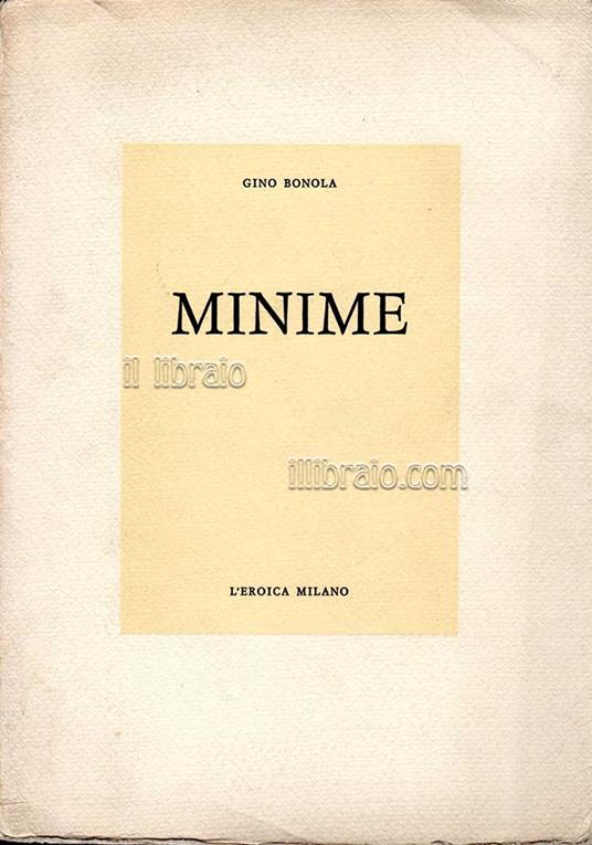 Minime - copertina