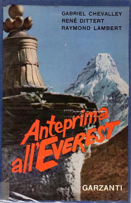 Anteprima all'Everest - copertina