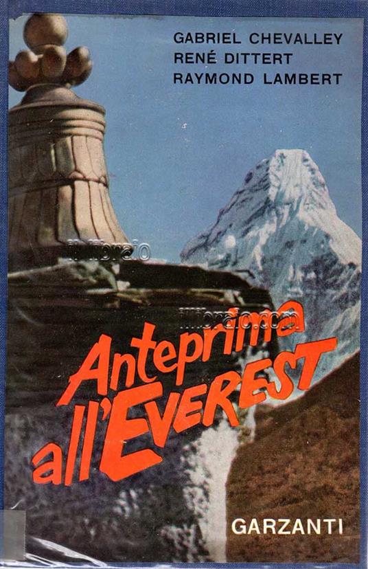 Anteprima all'Everest - copertina