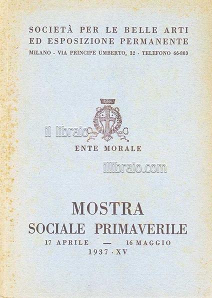 Mostra sociale primaverile - copertina