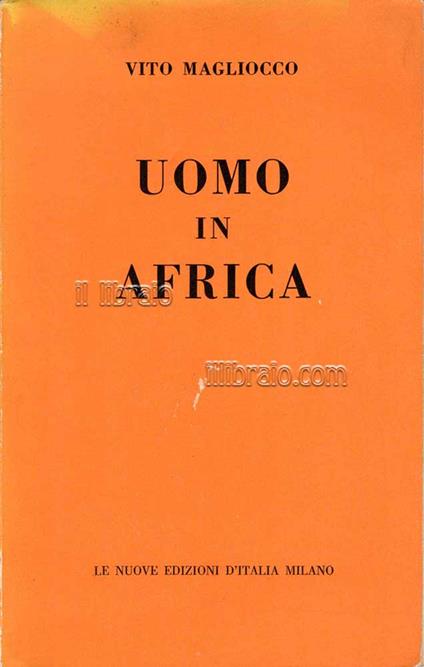 Uomo in Africa - copertina