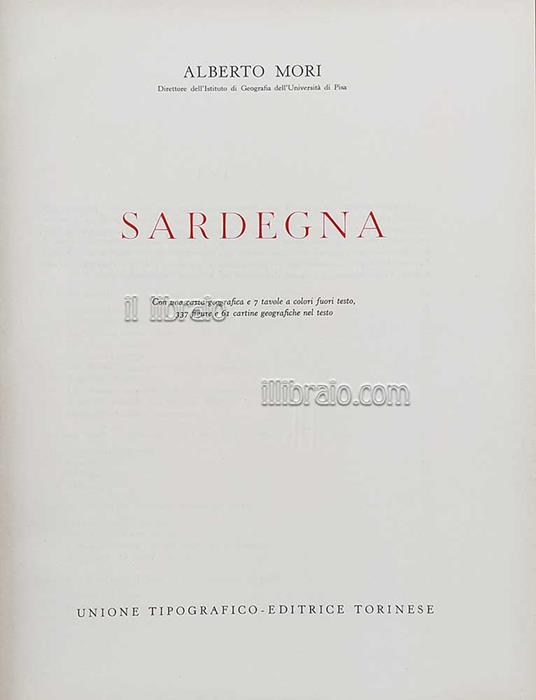 Sardegna - A. Mori - copertina