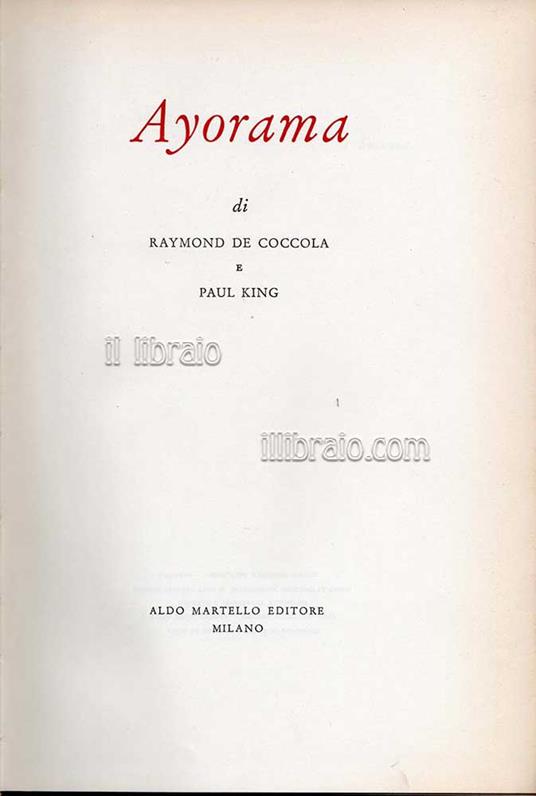 Ayorama - copertina
