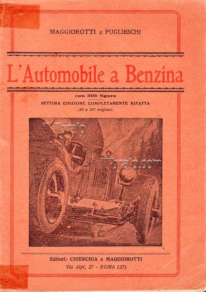 L' automobile a benzina - copertina