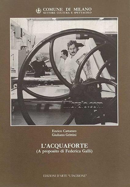 L' acquaforte (A proposito di Federica Galli) - copertina