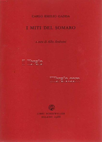 I miti del somaro - copertina