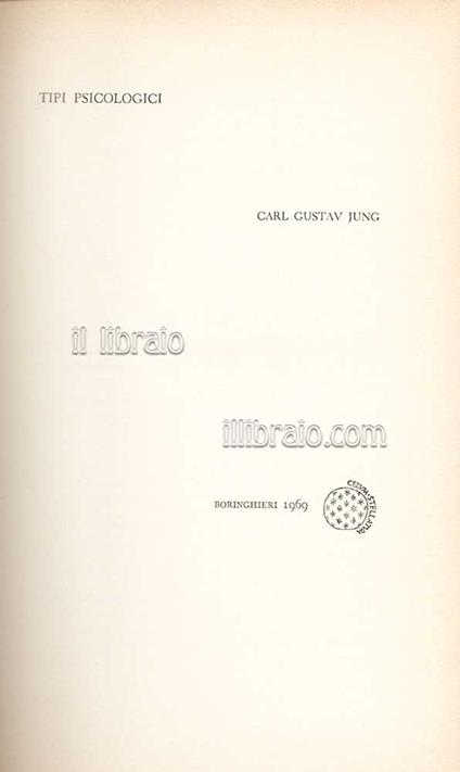 Tipi psicologici - copertina