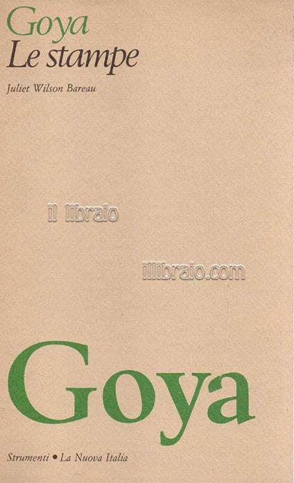 Goya le stampe - copertina