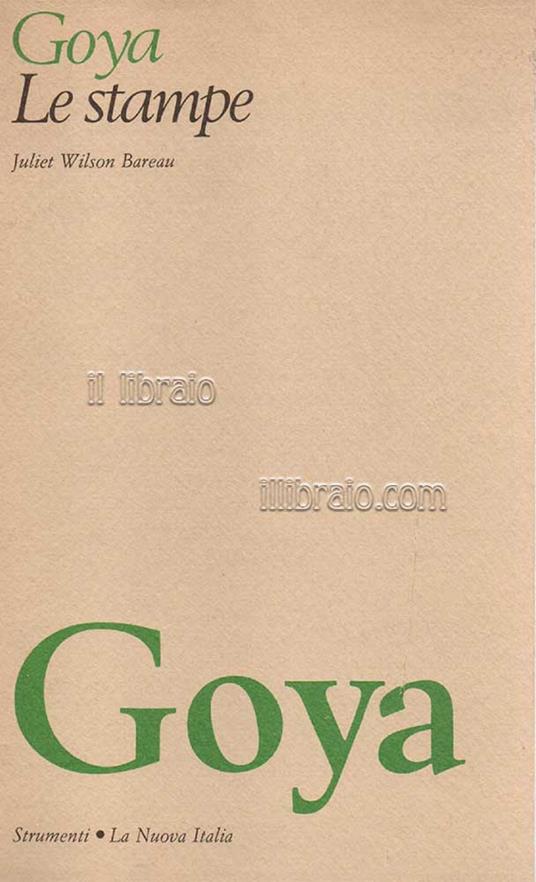 Goya le stampe - copertina