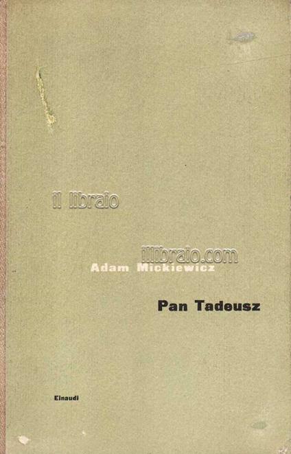 Pan Tadeusz - copertina