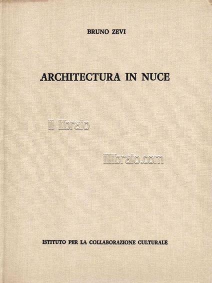 Architectura in nuce - copertina