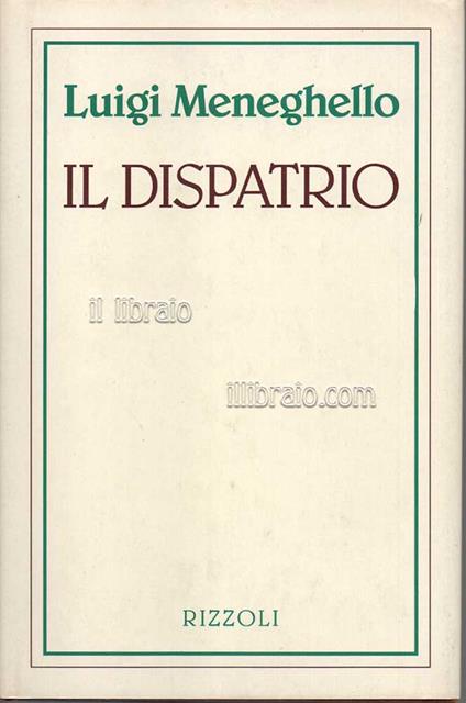 Il dispatrio - copertina