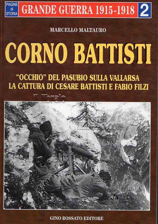 Corno Battisti. Occhio del Pasubio sulla Vallarsa. La cattura di Cesare Battisti e Fabio Filzi - copertina
