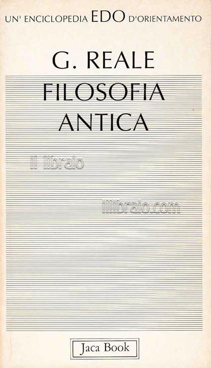 Filosofia antica - copertina