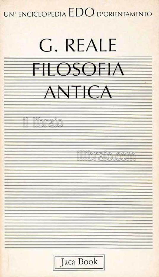 Filosofia antica - copertina