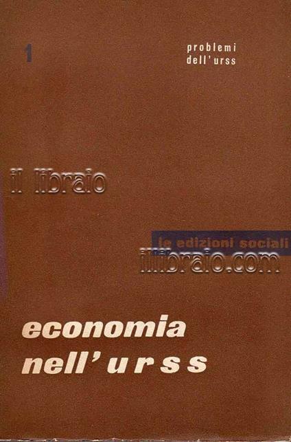 Economia nell'URSS - copertina