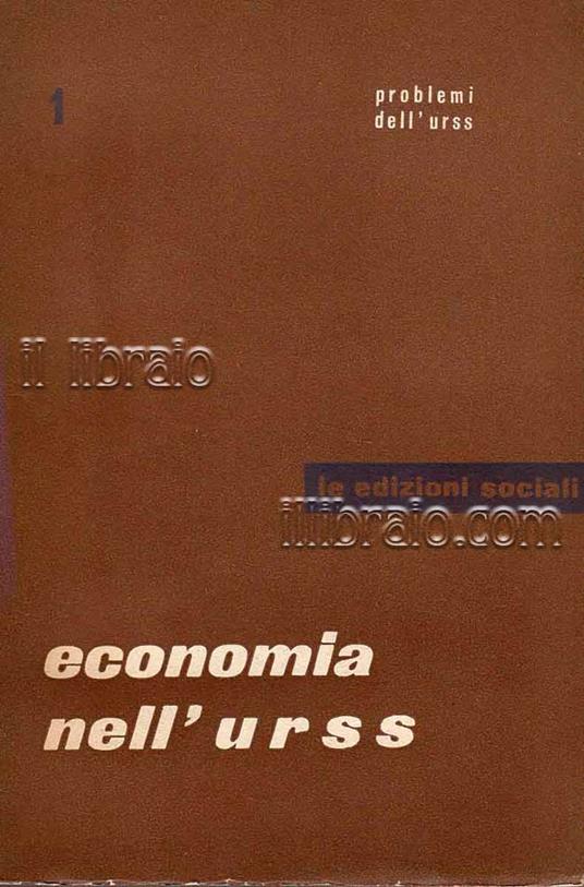 Economia nell'URSS - copertina