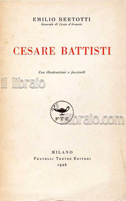 Cesare Battisti - copertina